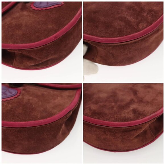 SAINT LAURENT Shoulder Bag Suede Brown Auth BA3599 - Picture 14 of 16